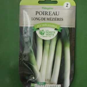 Graines poireau long de mezieres Doigts Verts Jardipradel 2