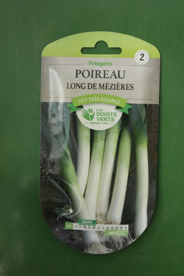 Graines poireau long de mezieres Doigts Verts Jardipradel 2