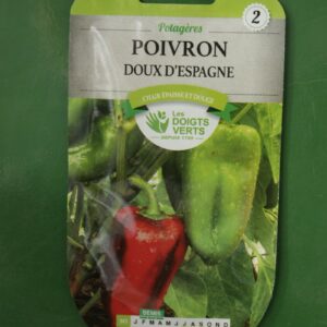 Graines poivron doux despagne Doigts Verts Jardipradel 2