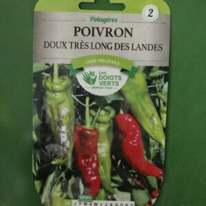 Graines poivron doux tres long des landes Doigts Verts Jardipradel 2