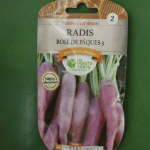 Graines radis rose de paques 3 Doigts Verts Jardipradel 2