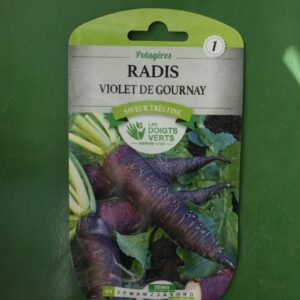 Graines radis violet de gournay Doigts Verts Jardipradel 2