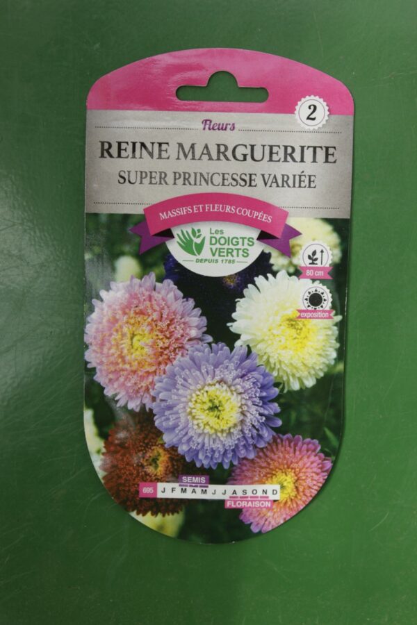 Graines reine marguerite super princesse variee Doigts Verts Jardipradel 2