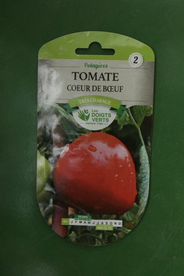 Graines tomate coeur de boeuf Doigts Verts Jardipradel 2