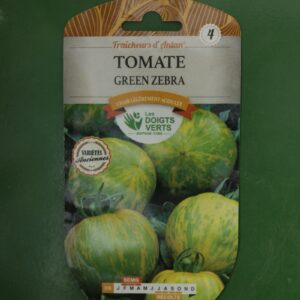 Graines tomate green zebra Doigts Verts Jardipradel 2