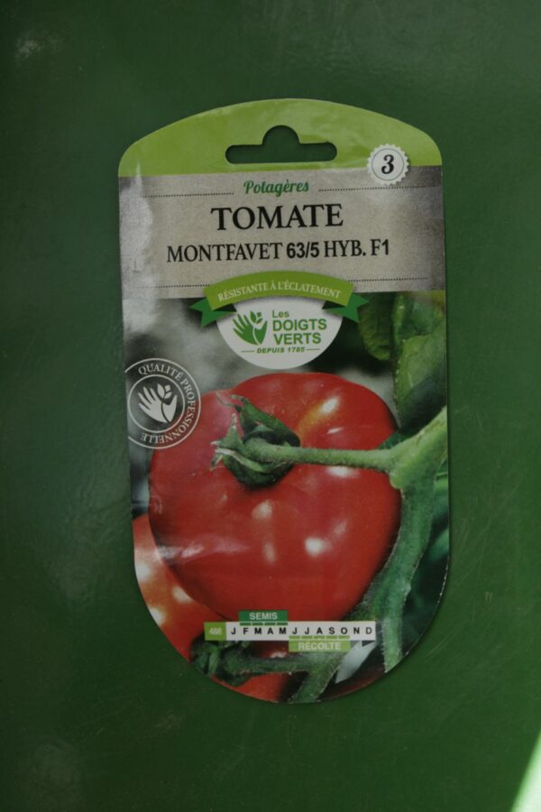 Graines tomate montfavet 63 hybride f1 Doigts Verts Jardipradel 2