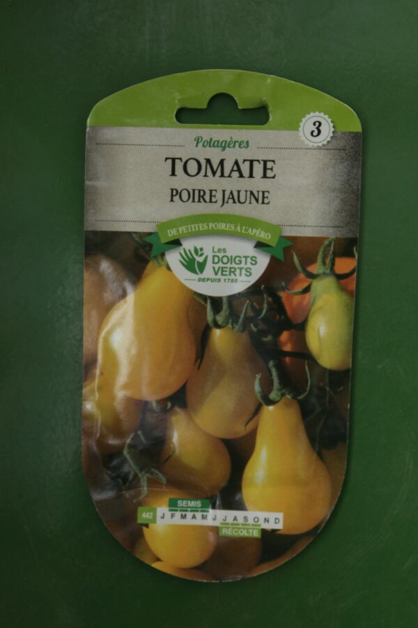 Graines tomate poire jaune Doigts Verts Jardipradel 2