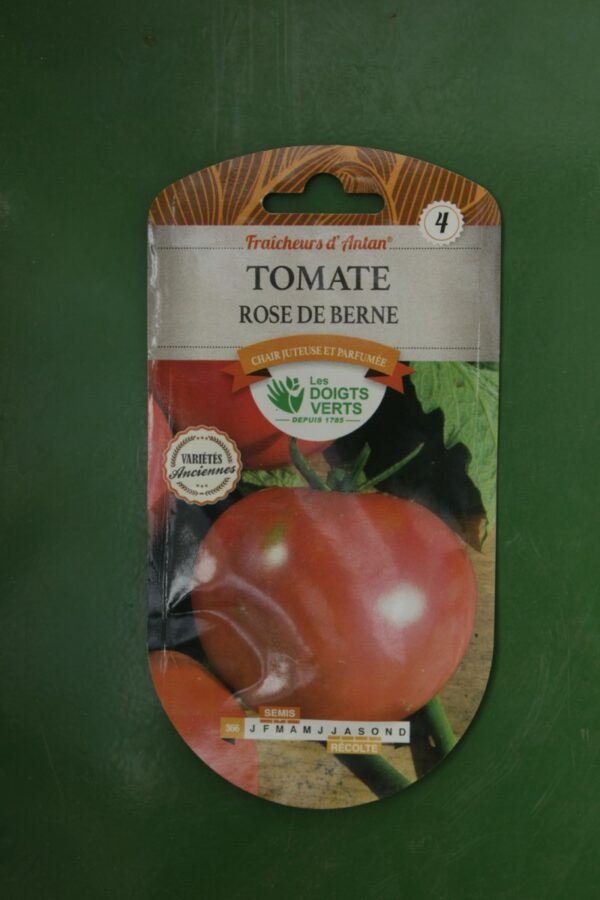 Graines tomate rose de berne Doigts Verts Jardipradel 2