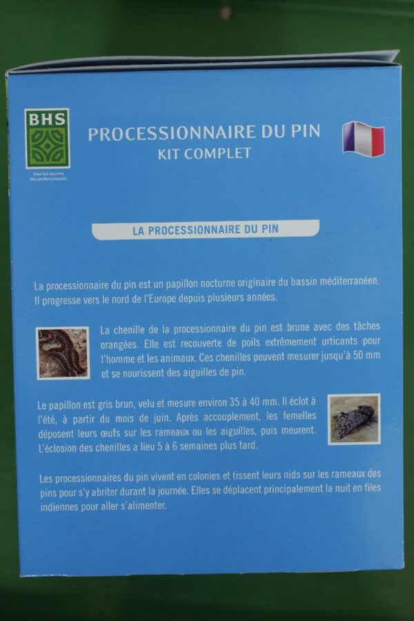 Kit complet Processionnaire du pin BHS 3 Jardi Pradel Luchon