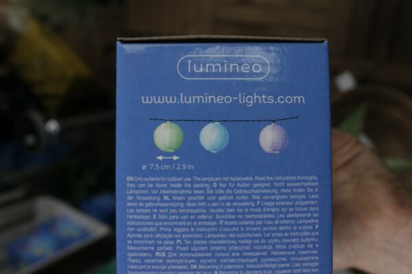Lampe lanterne multi rond solaire led colore 1 Jardi Pradel Luchon