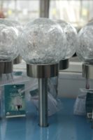 Lampe solaire led boule pique 2 Jardi Pradel Luchon