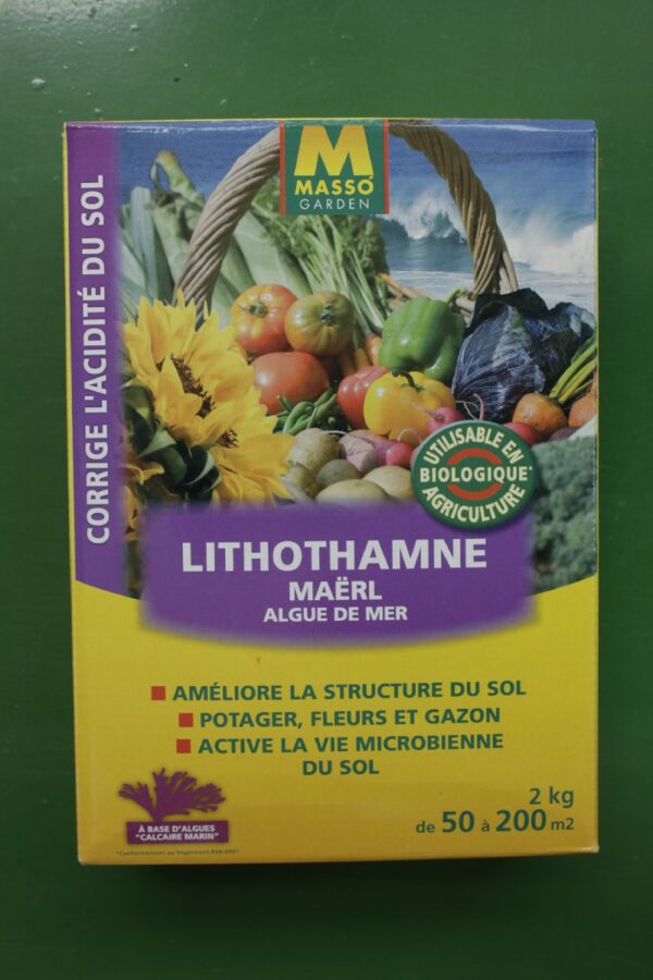 Lithothamne Algue de mer Masso 2kg 2 Jardi Pradel Luchon