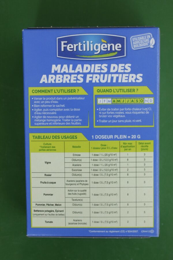 Maladies des arbres fruitiers Fertiligene 350g 4 Jardi Pradel Luchon