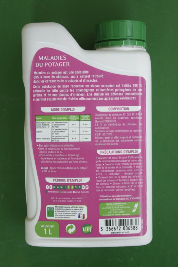 Maladies du potager BHS 1 litre 3 Jardi Pradel Luchon