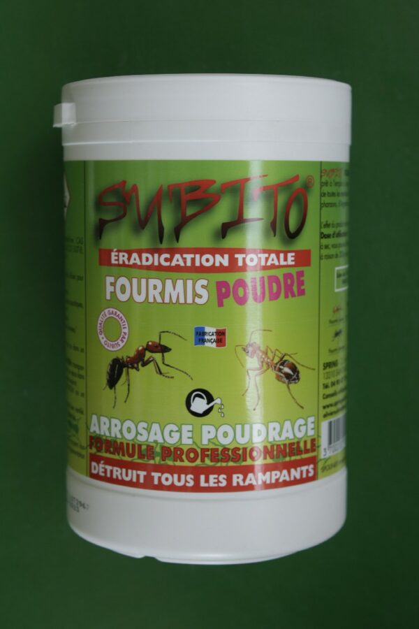 Poudre eradication fourmis Subito 2 Jardi Pradel Luchon