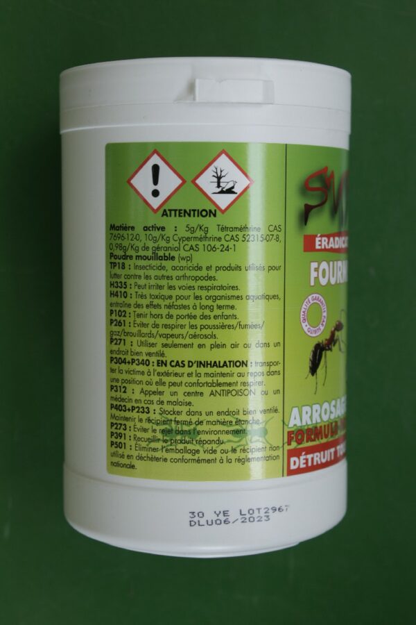 Poudre eradication fourmis Subito 4 Jardi Pradel Luchon