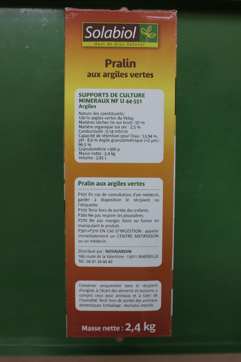 Pralin aux argiles vertes 24kg 4 Jardi Pradel Luchon