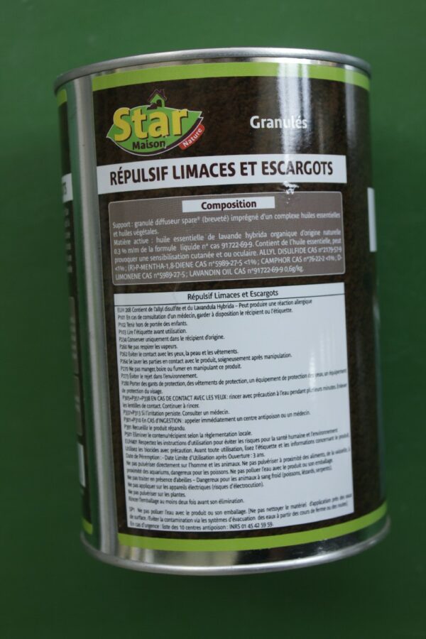 Repulsif limaces escargots granules Star 4 Jardi Pradel Luchon