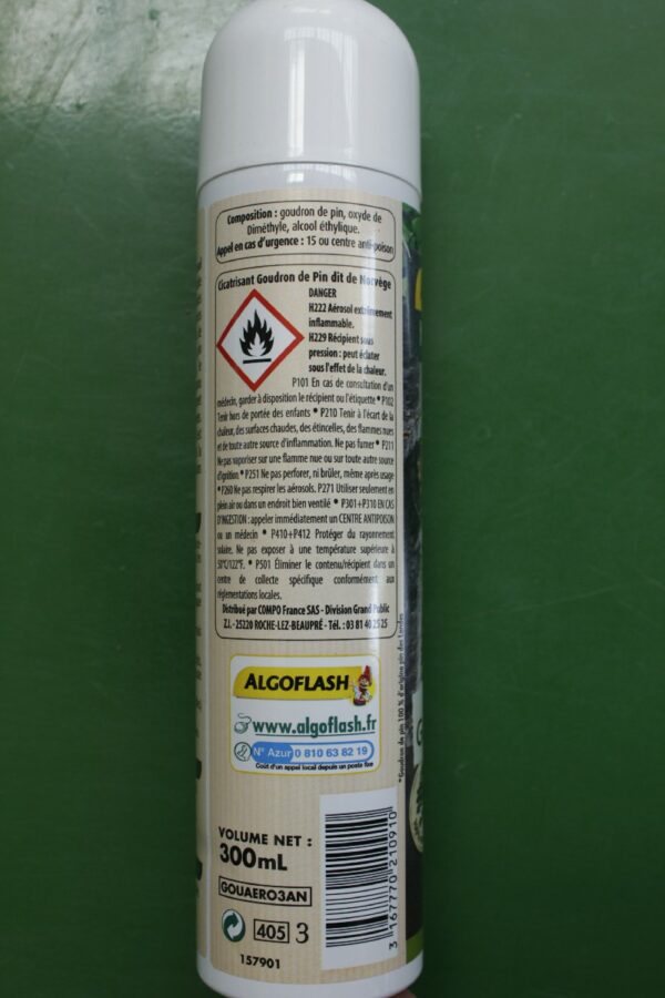 Spray Cicatrisan Goudron de Pin Algoflash 300ml 1 Jardi Pradel Luchon