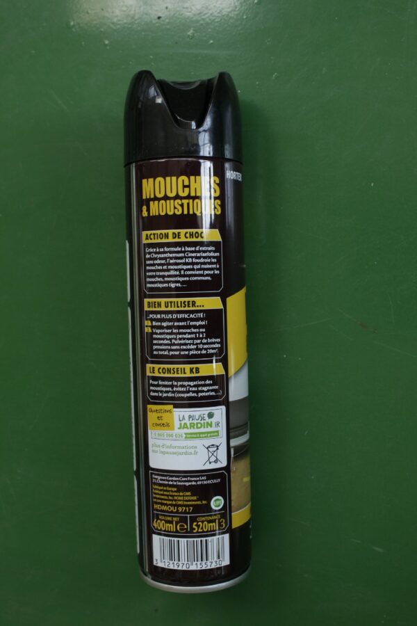 Spray insecticide Mouches Moustiques KB 1 Jardi Pradel Luchon