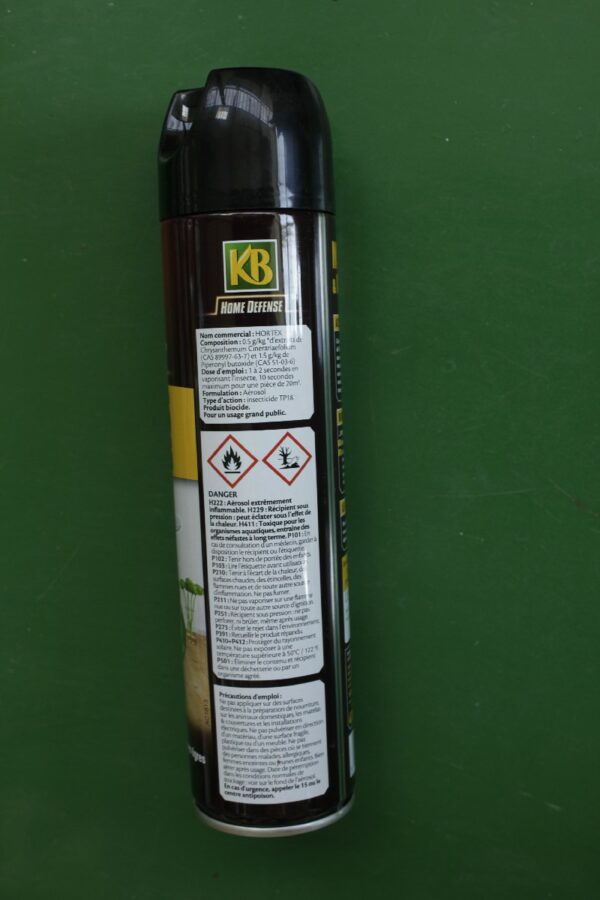 Spray insecticide Mouches Moustiques KB 4 Jardi Pradel Luchon
