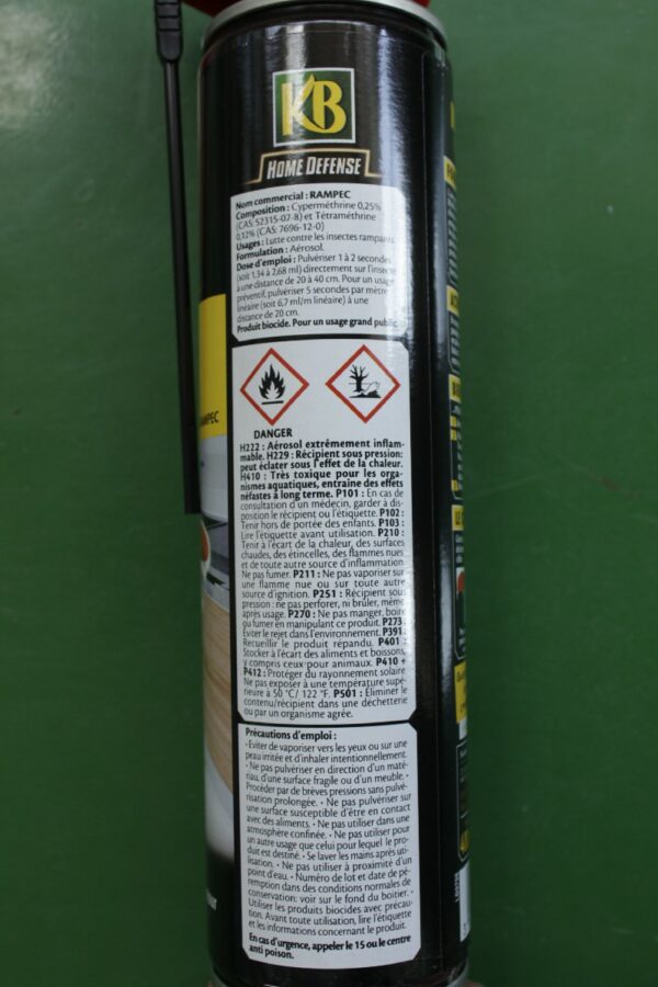 Spray insecticides Insectes rampants KB 3 Jardi Pradel Luchon