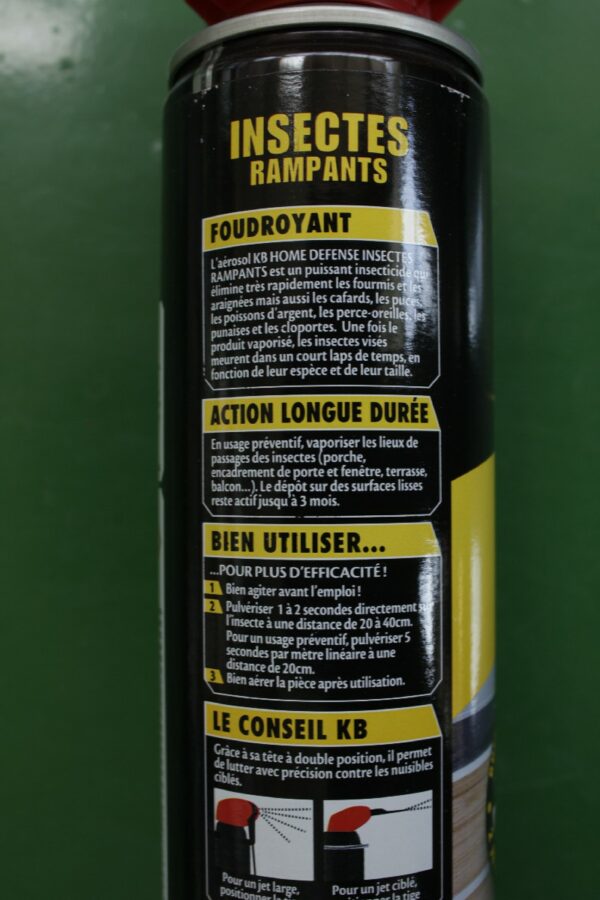 Spray insecticides Insectes rampants KB 4 Jardi Pradel Luchon