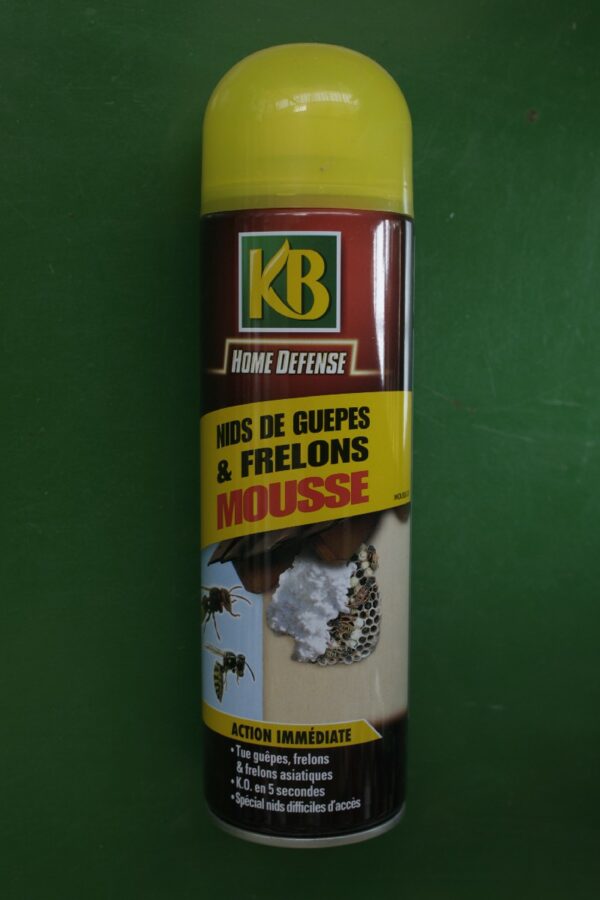 Spray nids de guepes frelons mousse KB 2 Jardi Pradel Luchon