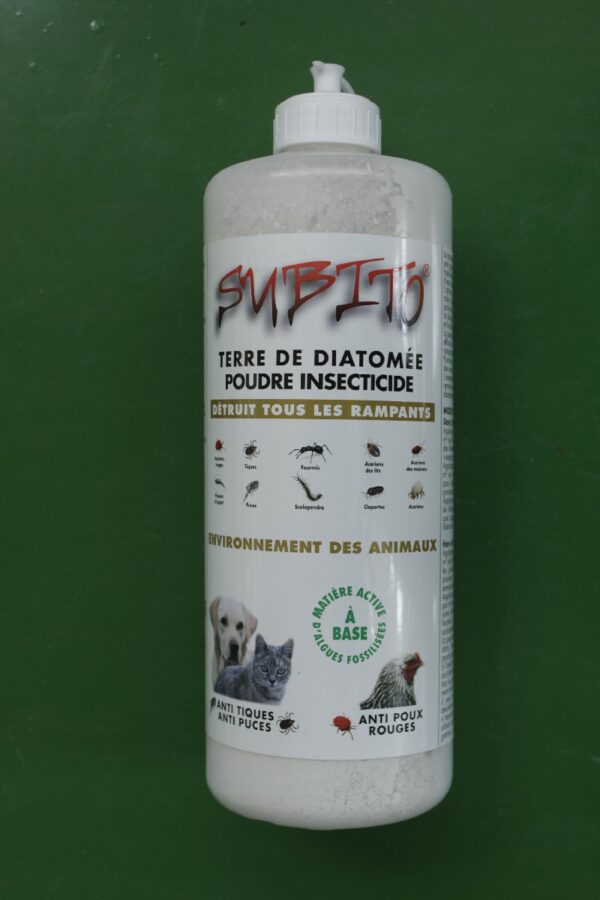 Terre de diatomee Poudre insecticide Subito 3 Jardi Pradel Luchon