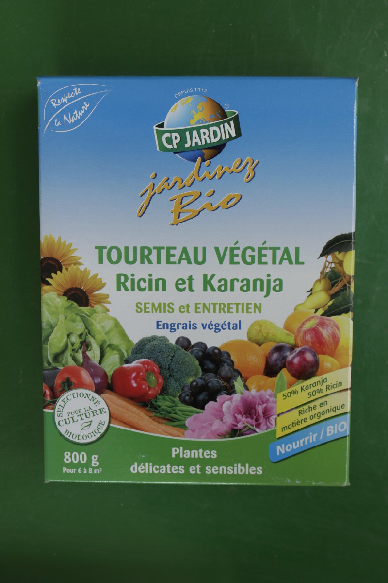 Tourteau de ricin végétal