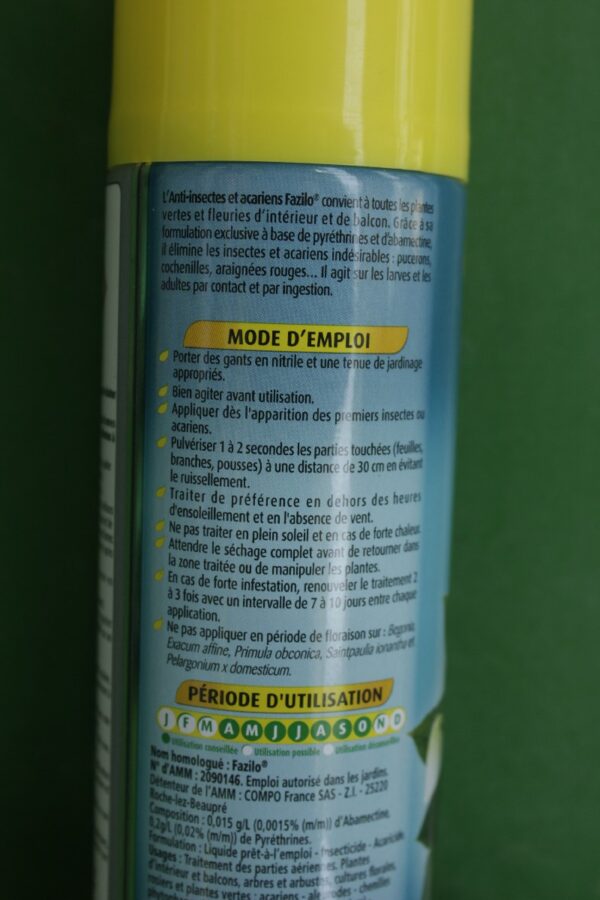 Traitement Anti Insectes Acariens bombe Algoflash 3 Jardi Pradel Luchon