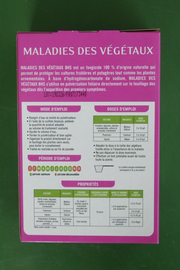 Traitement Maladies des vegetaux BHS 350g 4 Jardi Pradel Luchon