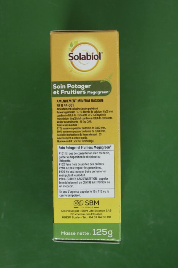 Traitement Soin potager et Fruitiers Megagreen Solabiol 125g 3 Jardi Pradel Luchon