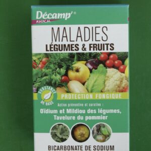 Traitement bicarbonate de sodium maladies legumes fruits Decamp radical 2 Jardi Pradel Luchon