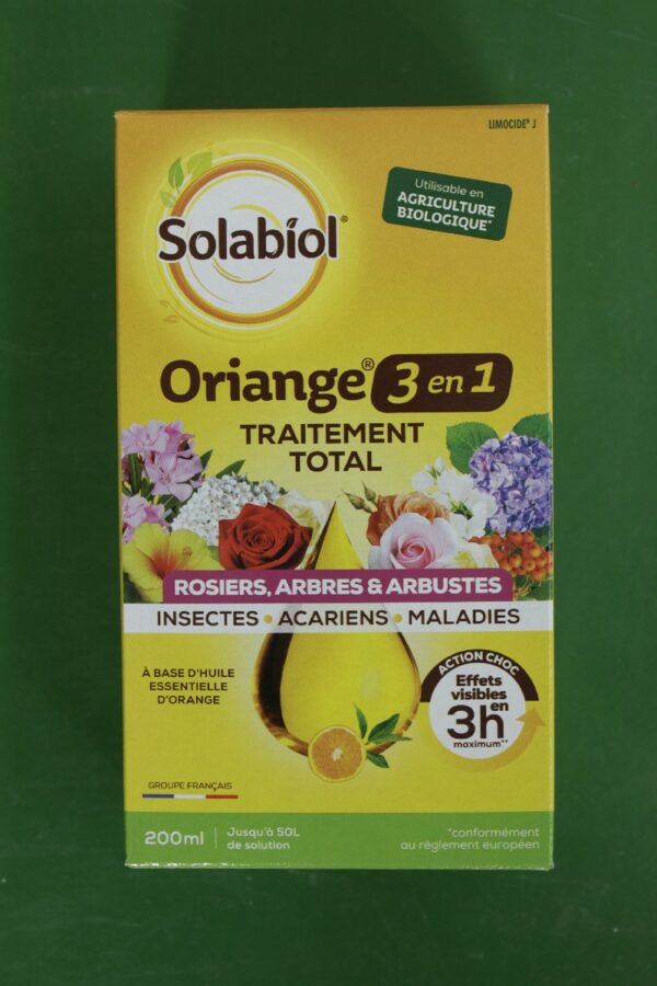 Traitement total Oriange 3 en 1 Solabiol 200ml 2 Jardi Pradel Luchon