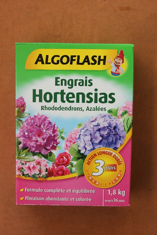Engrais hortensias rhododendrons longue duree 18kg Algoflash Jardi Pradel 3
