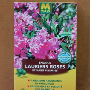 Engrais lauriers roses et haies fleuries 800g Masso Jardi Pradel 3