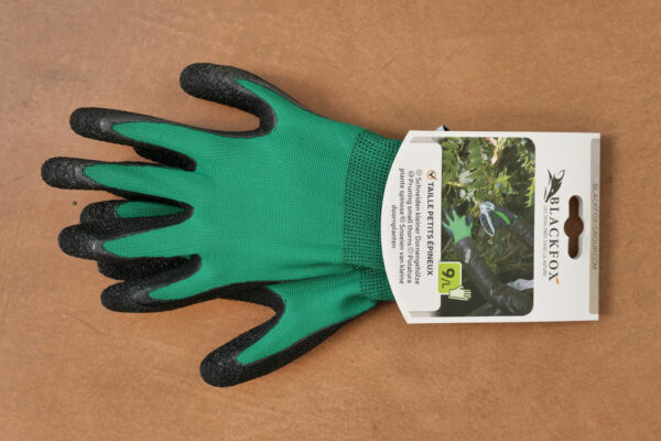 Gants Aubepine vert noir Blackfox Jardi Pradel 1