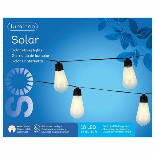 Guirlande lumineuse solaire ampoules