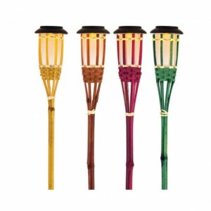 Lampe solaire torche coloree