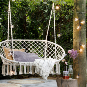 Chaise hamac coton polyester outdoor 2 personnes 2 - Décoration - Jardi Pradel - Jardinerie à Bagnères de Luchon