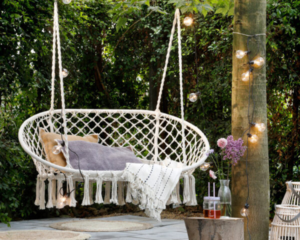 Chaise hamac coton polyester outdoor 2 personnes 2 - Décoration - Jardi Pradel - Jardinerie à Bagnères de Luchon