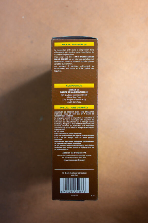 Anti brunissement des conifères - Masso Garden - 300g (1) - Jardi Pradel jardinerie et fleuriste à Bagnères de Luchon (31)