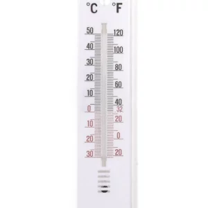 Thermometre 10009 plastique 20cm blanc Instant Nature - Jardi Pradel jardinerie et fleuriste à Bagnères de Luchon (31)