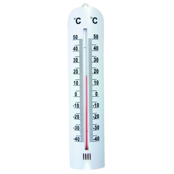 Thermometre plastique blanc 28cm Spear et Jackson - Jardi Pradel jardinerie et fleuriste à Bagnères de Luchon (31)