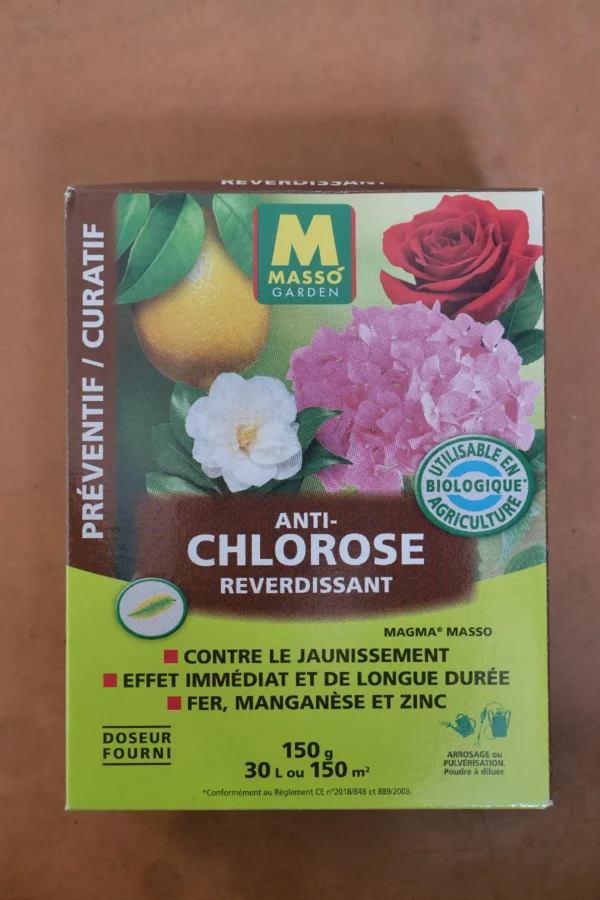 Anti-chlorose reverdissant 150g - Masso Garden (3) - Produits - Jardi Pradel - Jardinerie et fleuriste à Bagnères-de-Luchon (31)