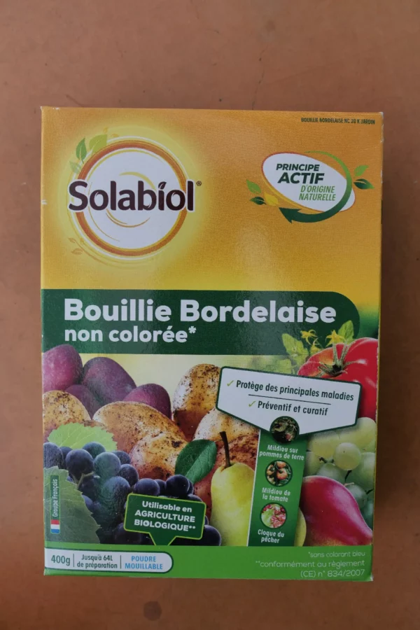 Bouillie bordelaise non colorée 400g - Solabiol (3) - Produits - Jardi Pradel - Jardinerie et fleuriste à Bagnères-de-Luchon (31)