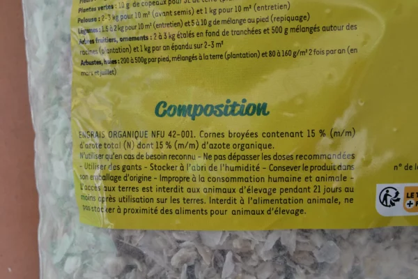 Corne broyée 2,5kg - Star Jardin (4) - Produits - Jardi Pradel - Jardinerie et fleuriste à Bagnères-de-Luchon (31)