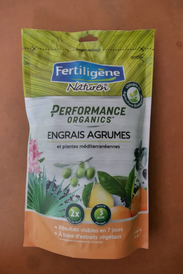 Engrais agrumes plantes mediterraneennes Performance Organics 700g - Fertiligène Naturen (4) - Produits - Jardi Pradel - Jardinerie et fleuriste à Bagnères-de-Luchon (31)