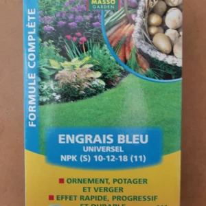 Engrais bleu universel 800g - Masso Garden (3) - Produits - Jardi Pradel - Jardinerie et fleuriste à Bagnères-de-Luchon (31)